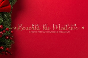 Beneath the Mistletoe Font Download