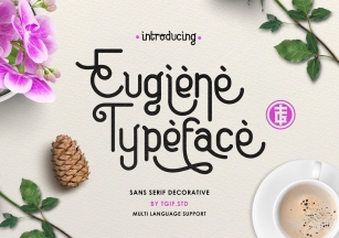 Eugiene Typeface Font Download
