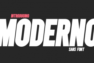Moderno Sans Font Download