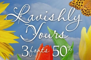 Lavishly Yours Package 50% Off Font Download