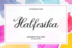 Halfesika Script Font Download