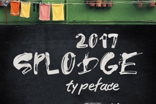 Splodge Typeface Font Download