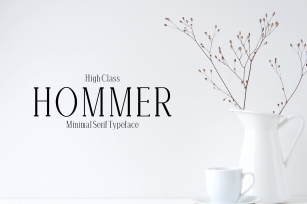 Hommer Minimal Serif Family Font Download