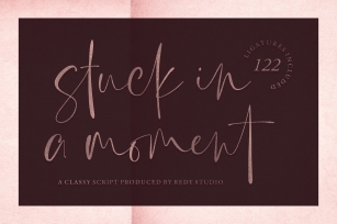 Stuck in a moment Font Download