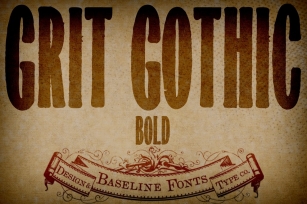 Grit Gothic Bold: Grit History B Font Download