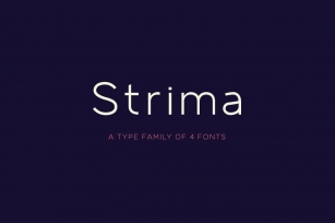 Strima Type Family Font Download