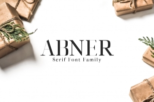 Abner Serif Family Font Download