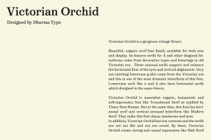 Victorian Orchid Font Download