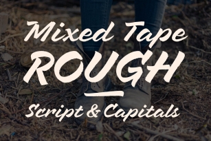 Mixed Tape Rough Duo (50% off) Font Download