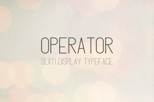 Operator Font Download