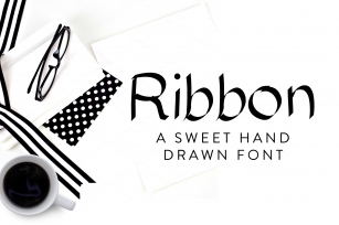Ribbon Hand Drawn Font Download