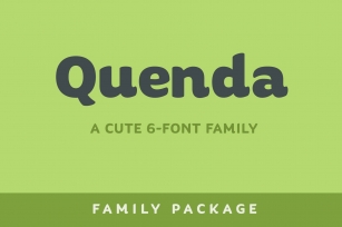 Quenda Family Font Download
