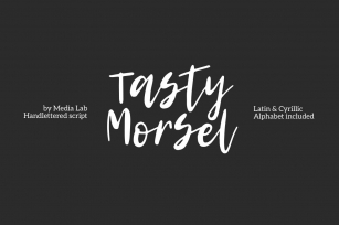 Tasty Morsel script Font Download