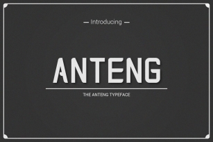 Anteng Font Download