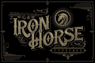 G.A Iron Horse Font Download