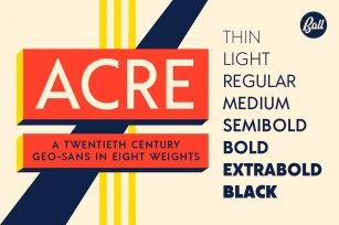 Acre Family Font Download