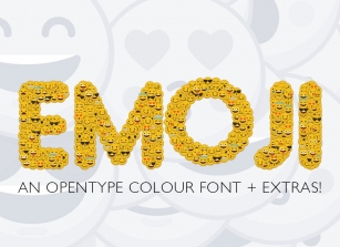 Emoji smiley font Font Download