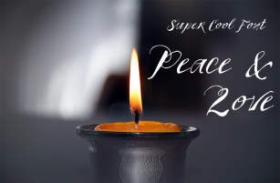 Peace  Love font Font Download