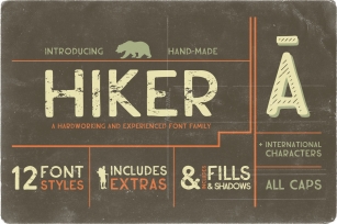 Hiker Premium Family Font Download