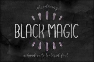 Black Magic Handmade Font Download