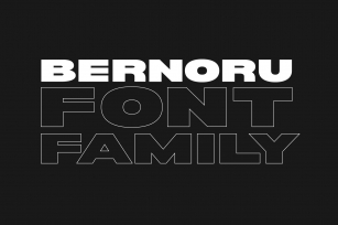 Bernoru Sans Family Font Download