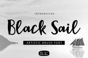 Black Sail Brush Font Download