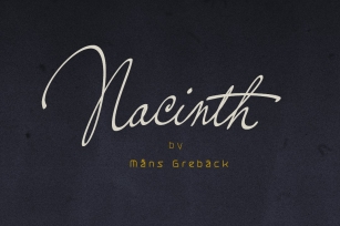Nacinth Font Download