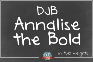 DJB Annalise the Bold Font Download
