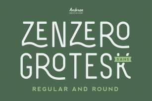 Zenzero Grotesk Sans (Regular+Round) Font Download