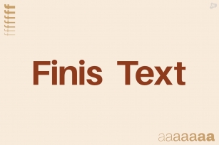 Finis Text [80% OFF] Font Download