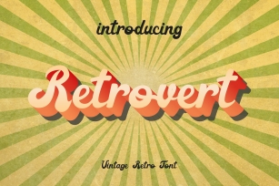 Retrovert (+Bonus) Font Download