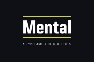 Mental Typefamily 50% Off Font Download