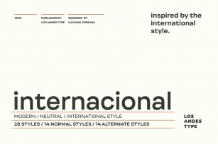 Internacional Font Download