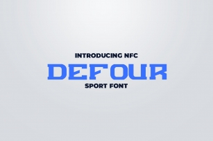 DEFOUR Sport Display Font Download