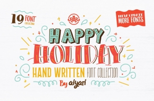 Happy Holiday + Update Font Download