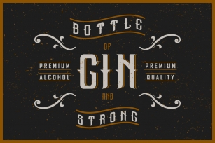 Gin label font Font Download