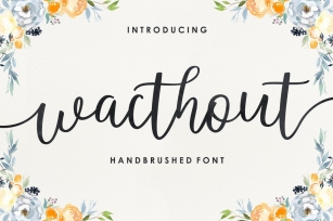 Wacthout Script Font Download