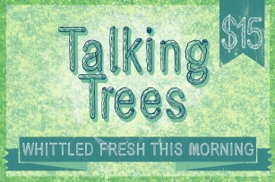 Talking Trees (2.0) Font Download