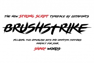 BrushStrike Font Download