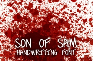 Murderino 2 Son of Sam Killer Font Download