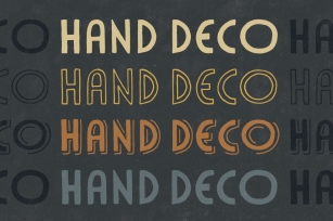 HandDeco 4-Font Family Font Download