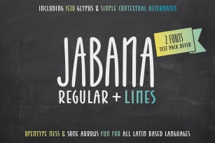 Jabana Regular+ Font Download