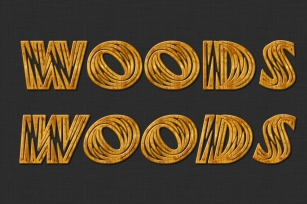 Woods Typeface Font Download