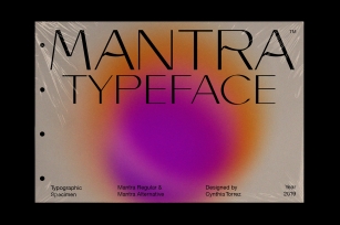 Mantra Typeface #mantratype Font Download
