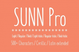 SUNN Pro Font Download