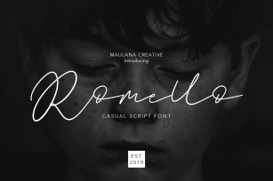 Romello Brush Signature Font Download