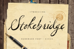 Stokebridge + Bonus Vector Font Download