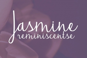 Jasmine Reminiscentse Font Download