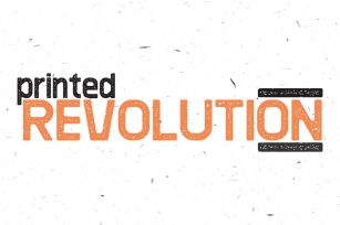 Revolution Printed Font Download