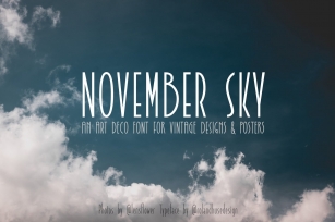 November Sky Font Download